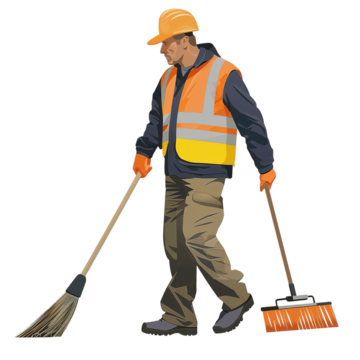 Дворник для уборки территории