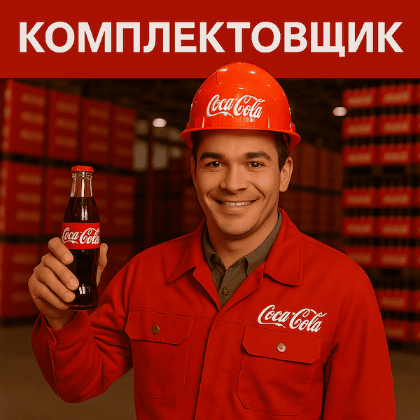Coca-Cola. Комплектовщик (наборщик) без ТСД